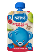 Пюре Nestle® яблоко банан малина