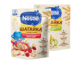 Каши NESTLÉ® ШАГАЙКА® с овсяными хлопьями
