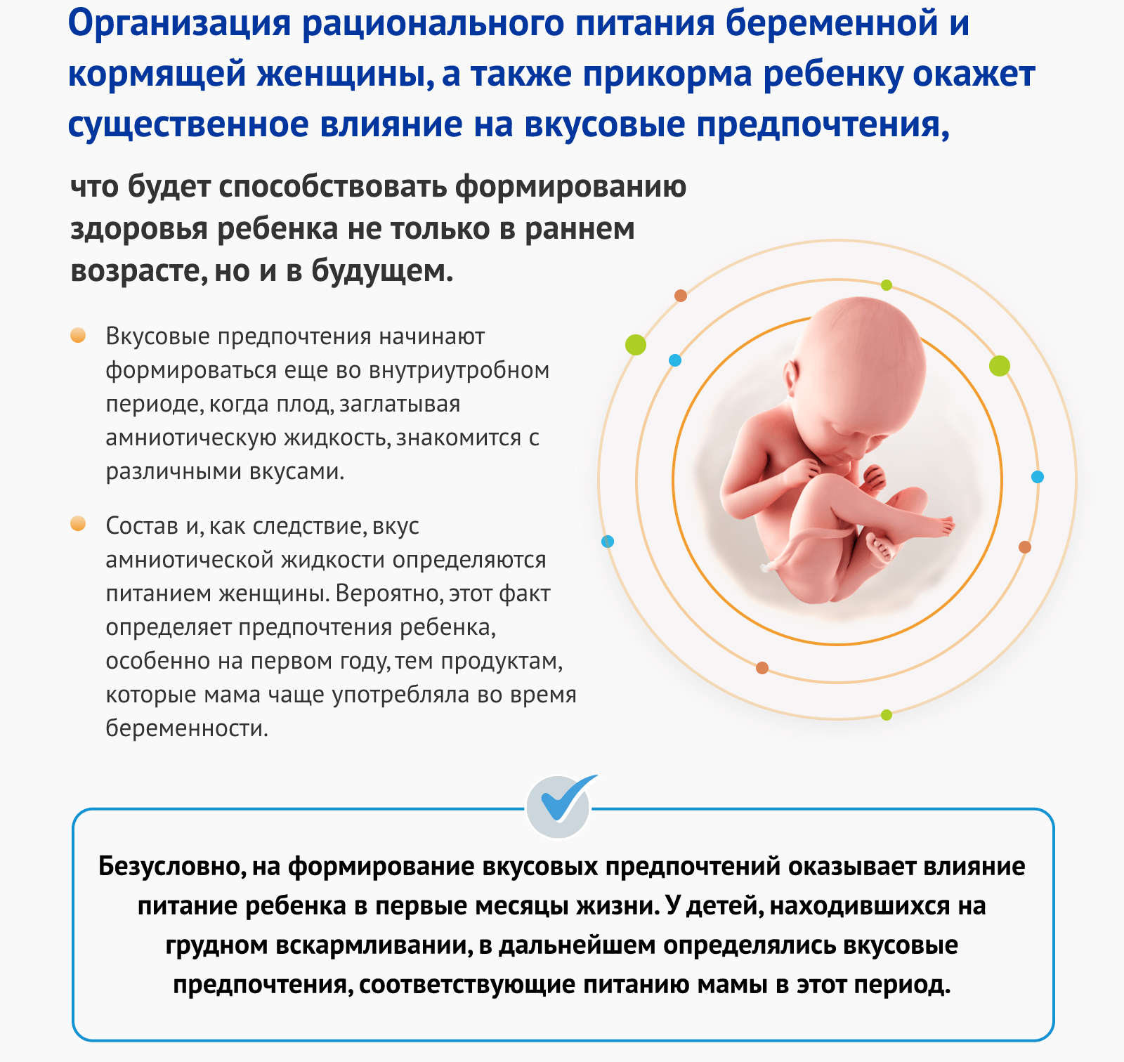 Организация рационального питания беременной