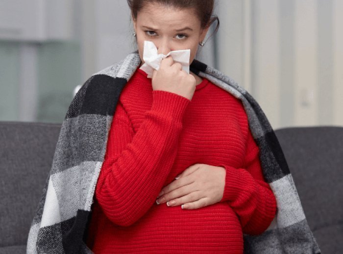 Простуда при беременности: температура, насморк, кашель