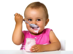 Йогурты в рационе малыша