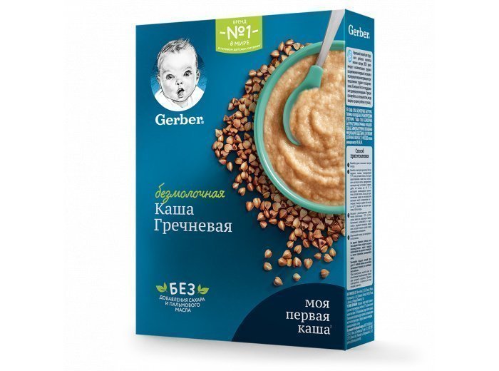 Безмолочная каша Gerber Гречневая