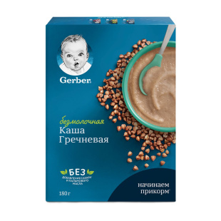 Безмолочная каша GERBER® «Гречневая»