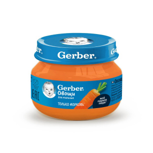 Овощное пюре GERBER® «Морковь»