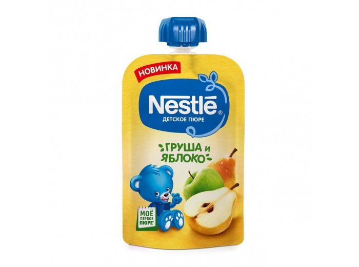 Фруктовое пюре Nestlé «Груша и яблоко»