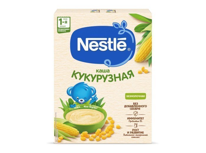 NESTLÉ Безмолочная кукурузная каша