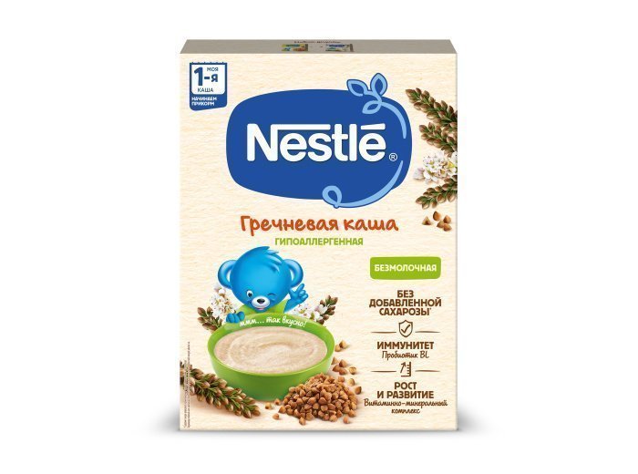 Nestlé Безмолочная гречневая каша гипоаллергенная