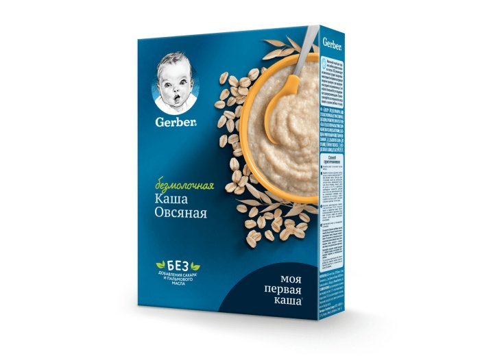 Безмолочная каша GERBER Овсяная