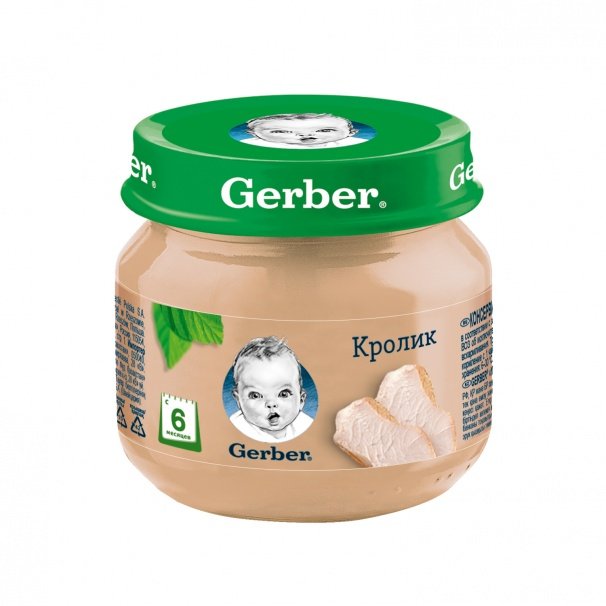 Мясное пюре Gerber Кролик - фото 1