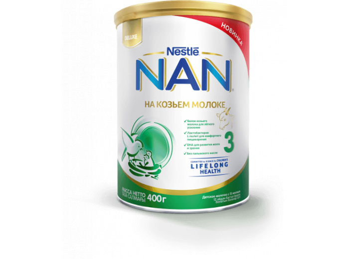 Детское молочко NAN® 3 на козьем молоке