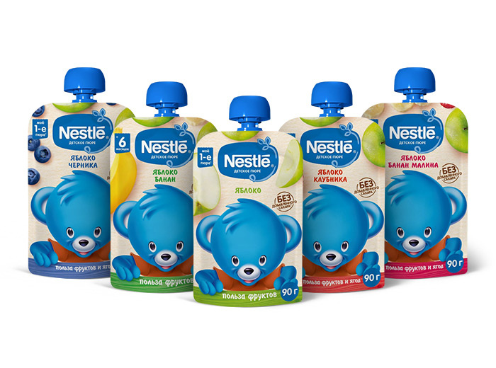 Детские пюре NESTLÉ®