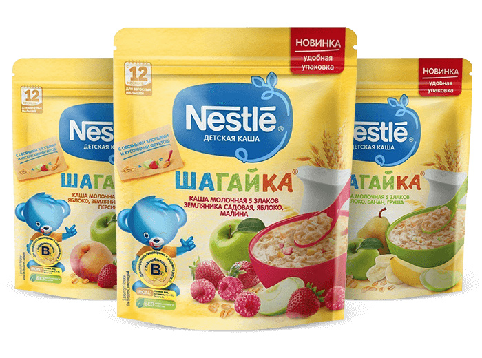 Детские каши NESTLÉ Шагайка