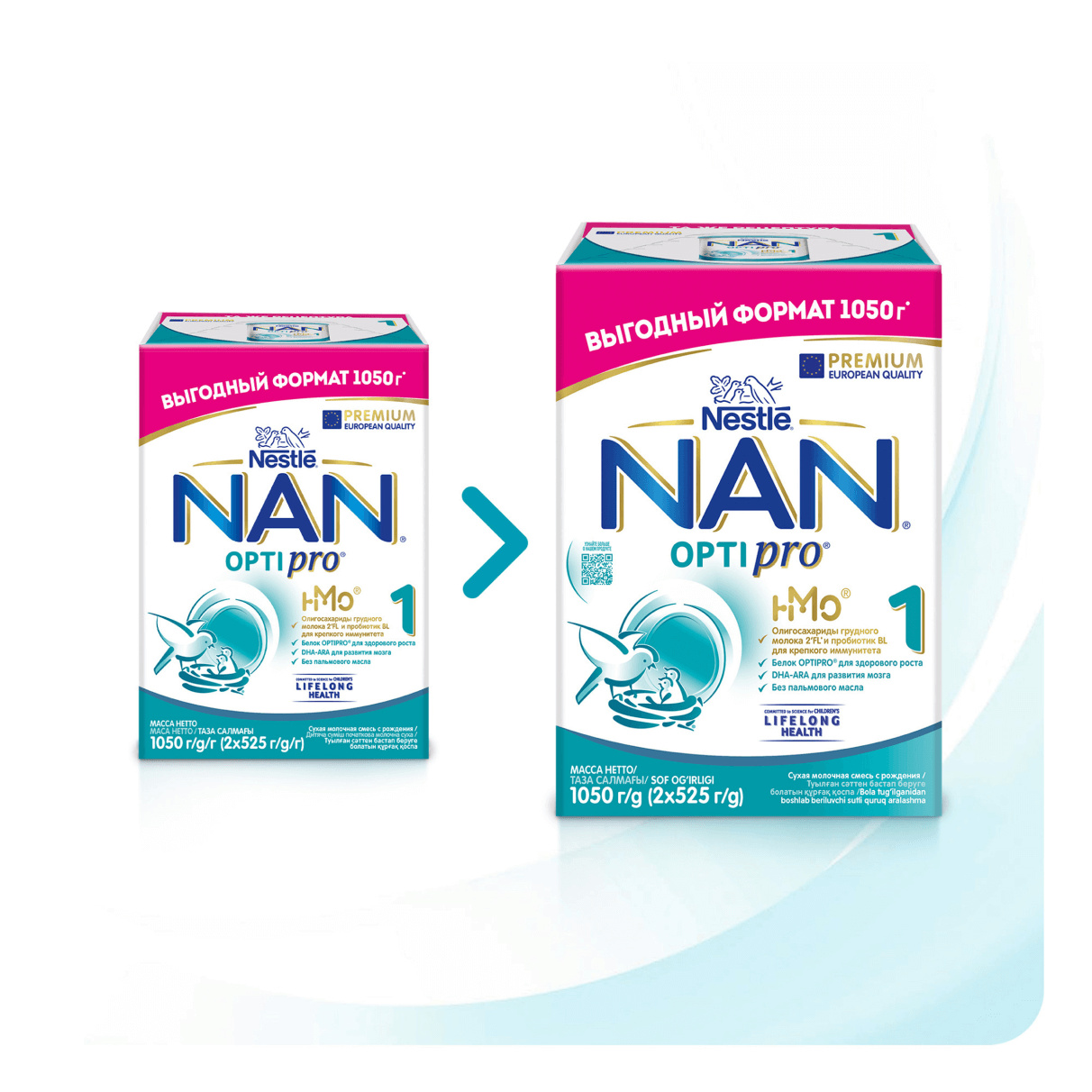 Купить Nan 1 Optipro (Нан 1): состав детской молочной смеси для ...
