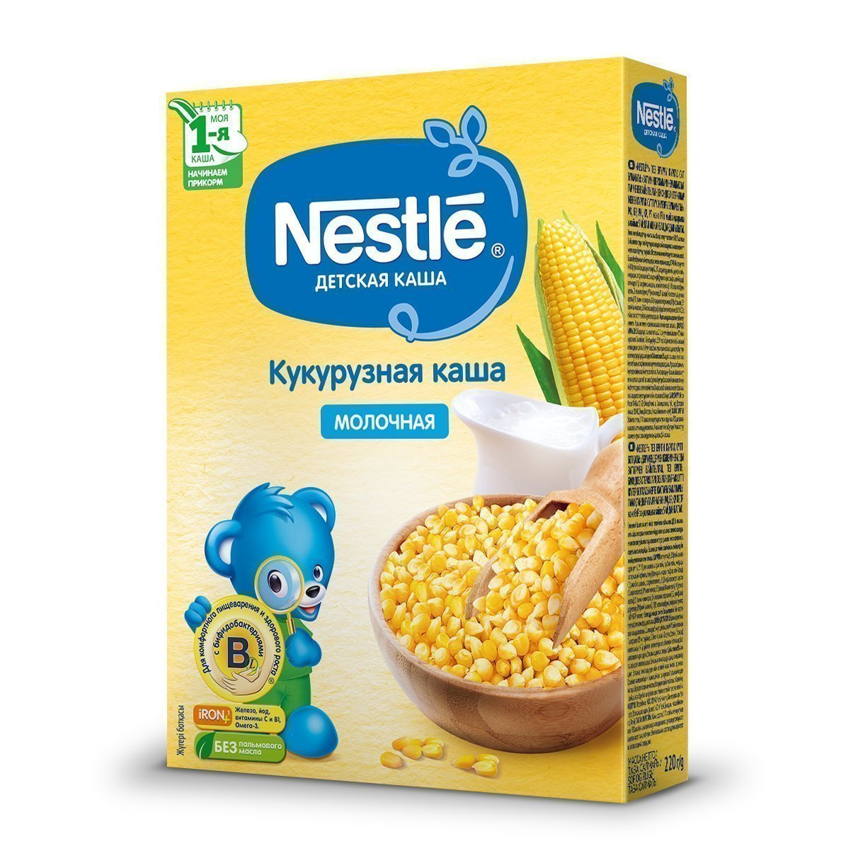 Детская кукурузная каша Нестле | Молочная кукурузная каша Nestle