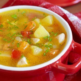 Овощной суп с клёцками «Сытый дачник» Овощной суп с клёцками «Сытый дачник»