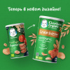 GERBER экструдированные Пшенично-овсяные снеки с томатом и морковью cерии Organic 35г. - фото 2